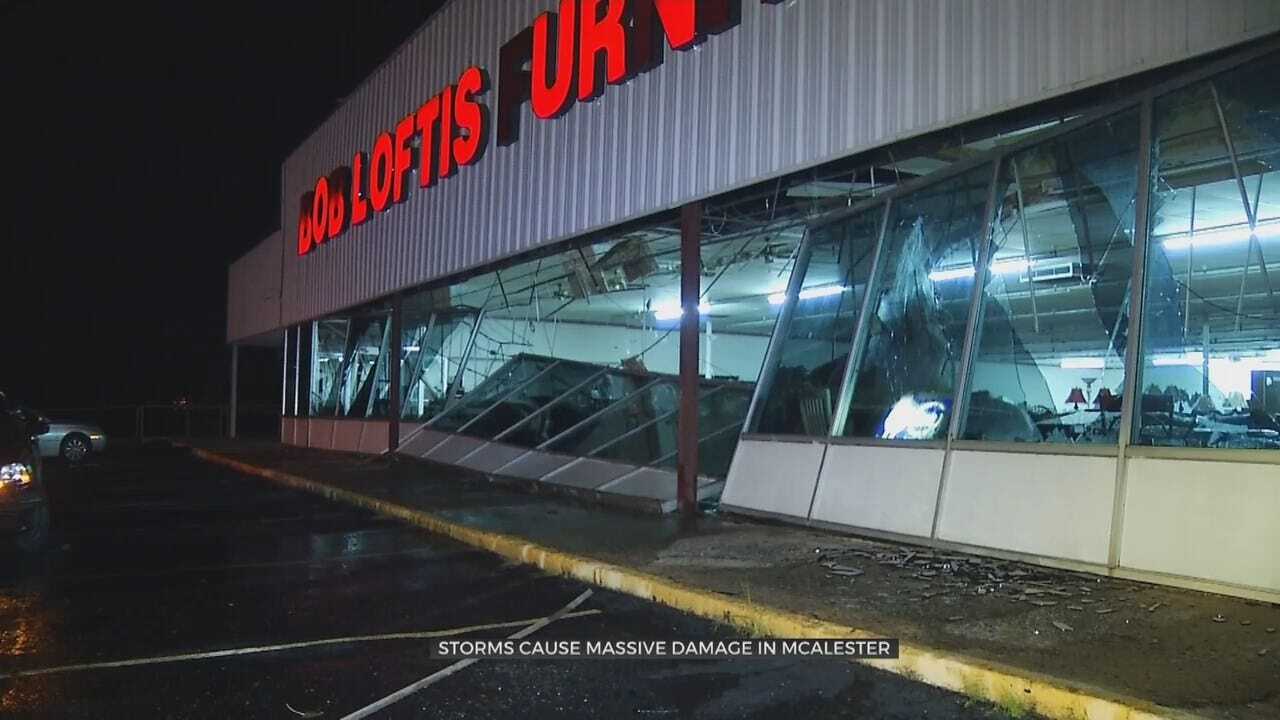 WOW: Wind Damage In McAlester After Tuesday Storm