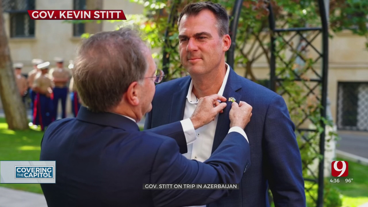 Gov. Stitt's Office Will Not Disclose His Return Plan From Official Trip In Azerbaijan Due To 'Security Reasons'