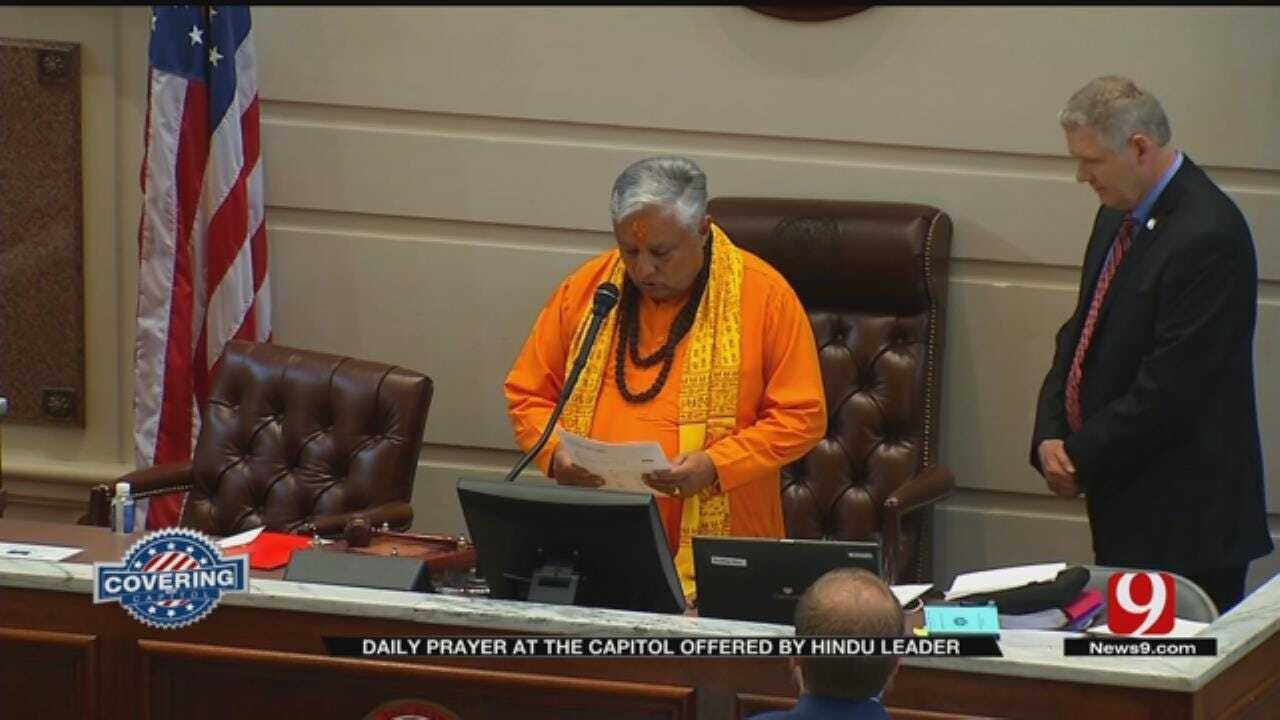 Hindu Leader Delivers Opening Prayers In Oklahoma Senate