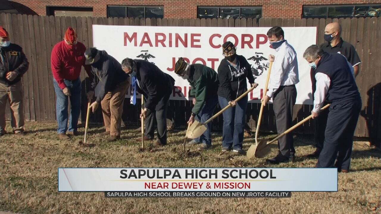 Sapulpa High School Breaks Ground On New JROTC Facility