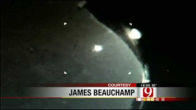 Viewer Sends In Video Of Mysterious Bright Light In Oklahoma Sky