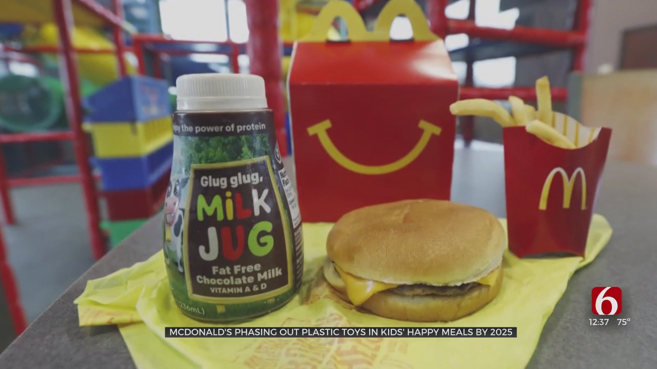 McDonald's Phasing Out Plastic Toys In Kids' Happy Meals By 2025