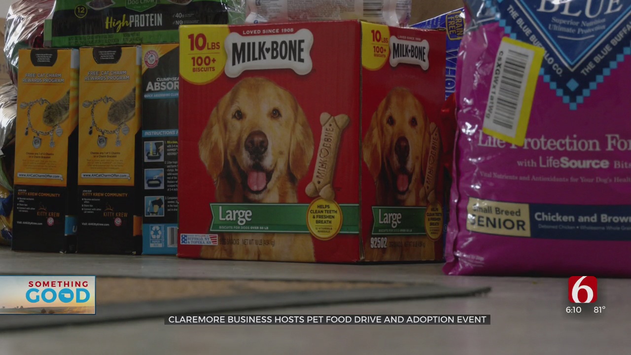 Claremore Business Goes All Out For Pet Food, Animal Adoption Drive