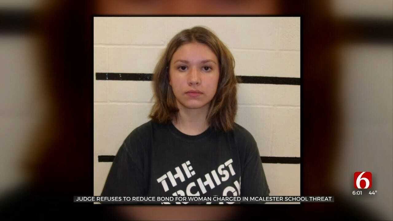 Judge Refuses Bond Reduction For Woman Charged In McAlester School Threat