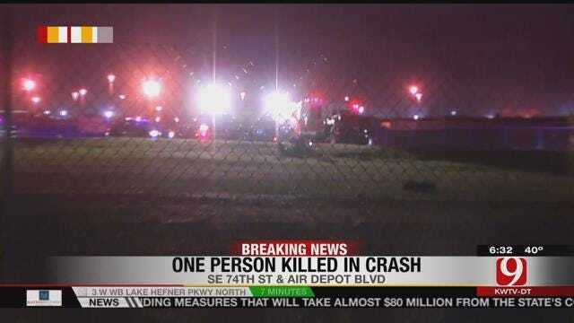 One Dead After Three-Car Accident In OKC