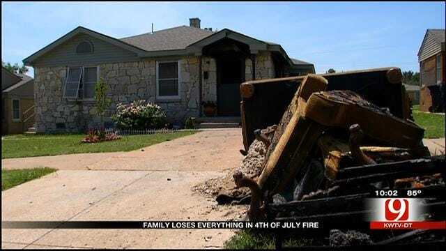 Metro Family Loses Everything In Fourth Of July House Fire