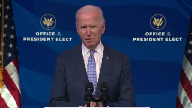 'This Must End Now': Joe Biden Denounces Violent Mob At US Capitol