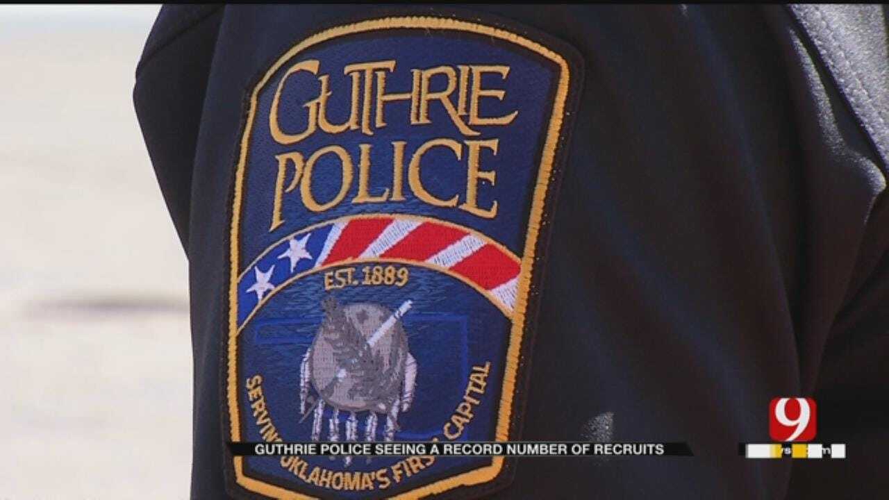 Guthrie Police Test Record Number Of Recruits