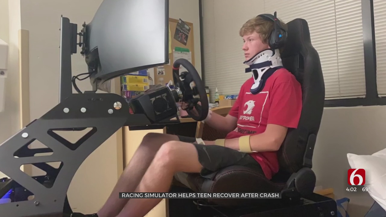 Muskogee Man's Racing Simulator Helps Teen On Road To Recovery