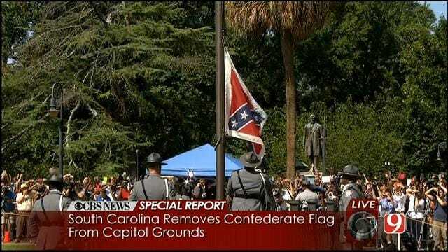 WEB EXTRA: South Carolina Confederate Flag Coming Down