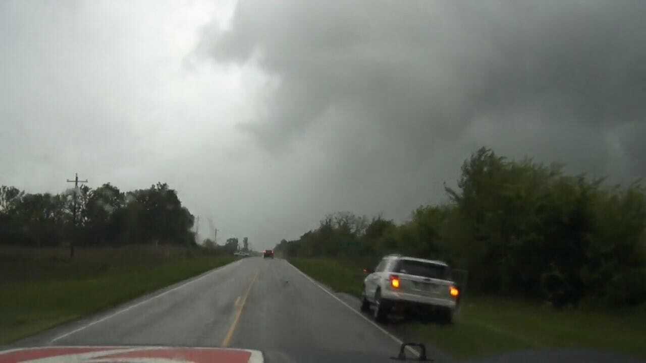 RAW VIDEO: Val & Amy Track Tornado Near Wapanucka, Okla.