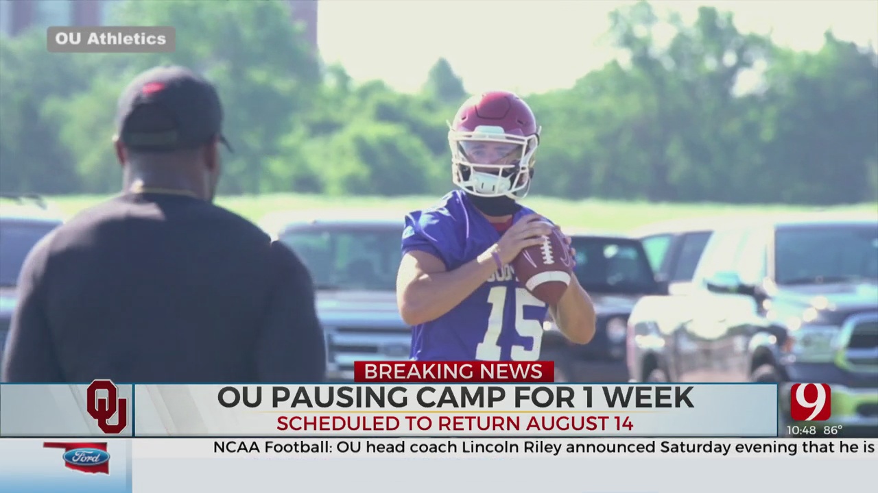 OU Pauses Fall Camp For One Week