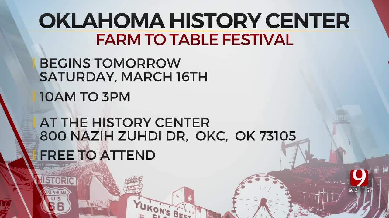 Oklahoma History Center Showcasing Farm To Table Festival