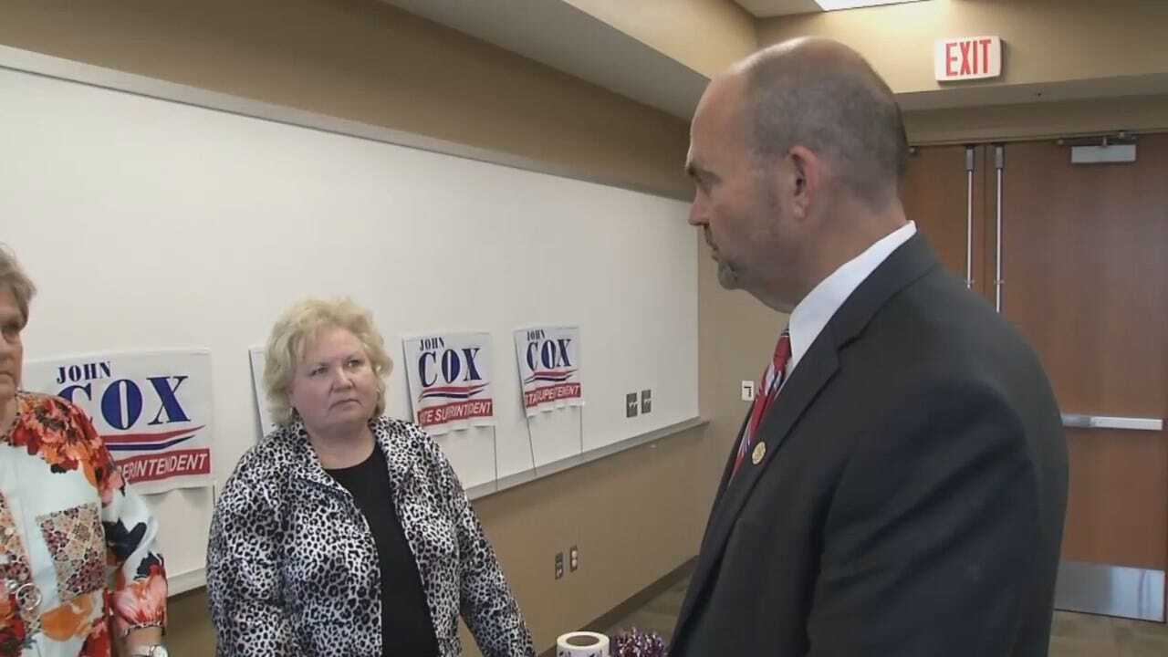 WEB EXTRA: Democrat Candidate For State School Superintendent Campaigns In Glenpool