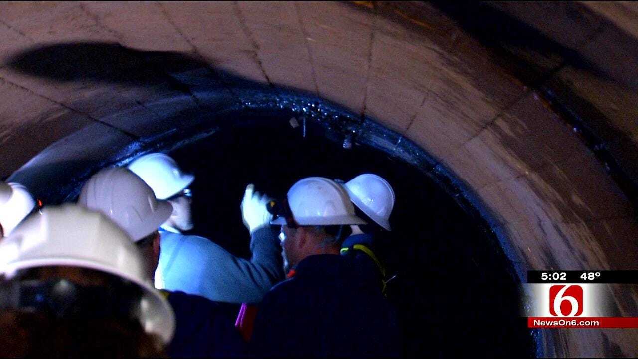 Tulsa City Councilors Take Tour Of 'Tiawah Tunnel' Water Pipeline