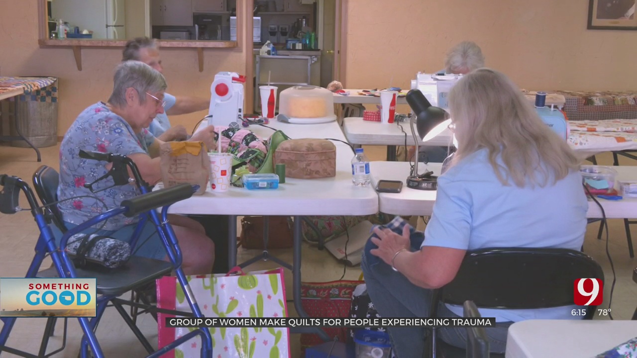 Something Good: Perkins Women Gather To Sew Quilts For Residents In Need