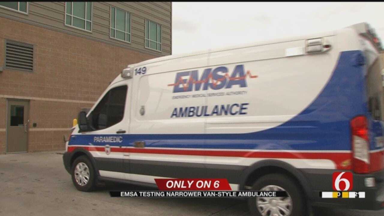 EMSA Tests New Ambulance On Tulsa Streets