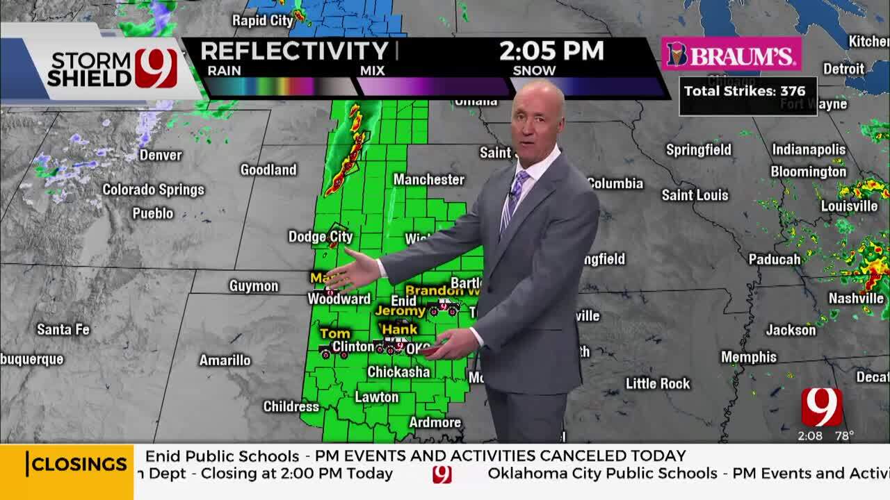 LIVE UPDATES: Tornado Watch Issued For Multiple Oklahoma Counties
