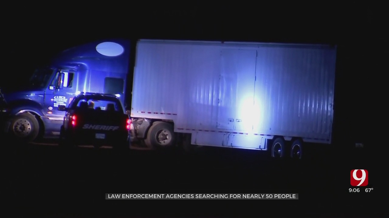 Authorities Searching For Multiple People Who Fled From Semi, Over 40 Unaccounted For