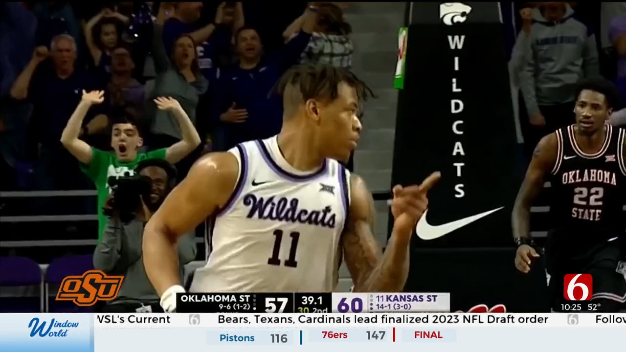 Nowell Leads No. 11 Kansas St Past OSU For 9th Straight Win