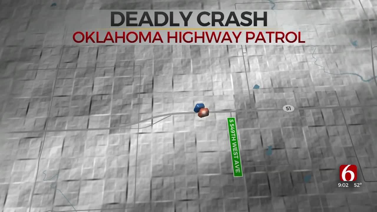 22-Year-Old Man Killed, 3 Others Injured In Creek County Crash