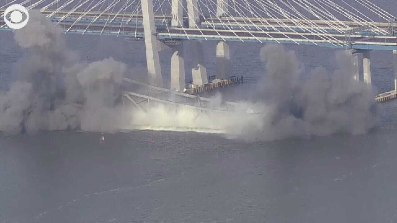 Tappan Zee Bridge In New York Demolished