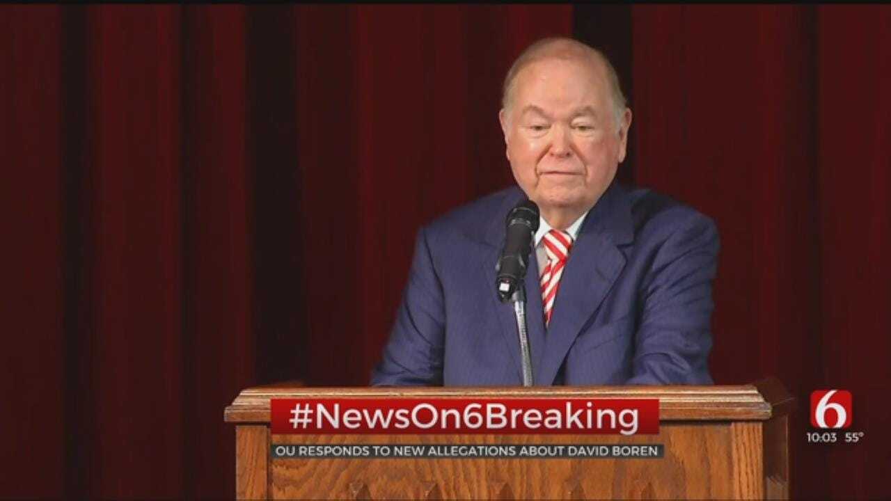 David Boren Accused Of Sexual Misconduct By Former Teaching Aide