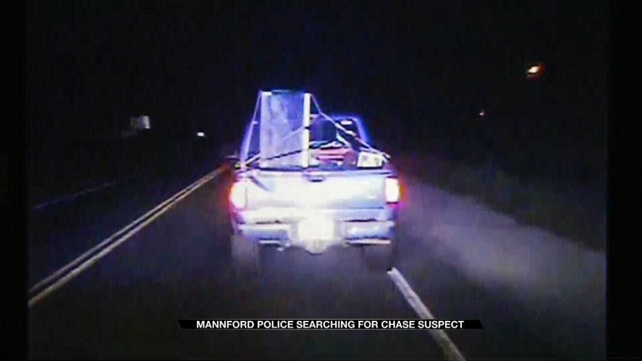 DASHCAM: Mannford Police Release Dashcam Video Of Chase Suspect