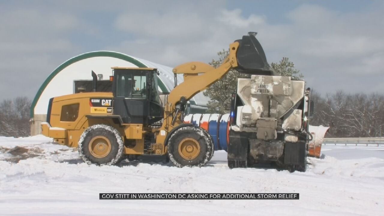Gov. Stitt Requests Additional Federal Aid After Winter Storms