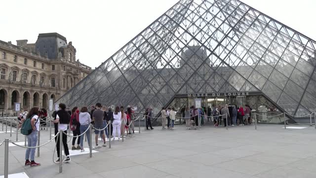 Louvre Reopens After 4-Month Closing Due To Coronavirus Pandemic