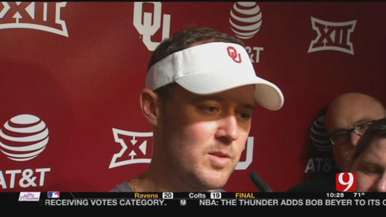 Drake Stoops Turning Heads At OU Practice