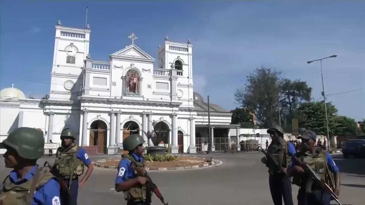 St. Antony's Shrine in Colombo Remains Guarded By Armed Forces After Attacks
