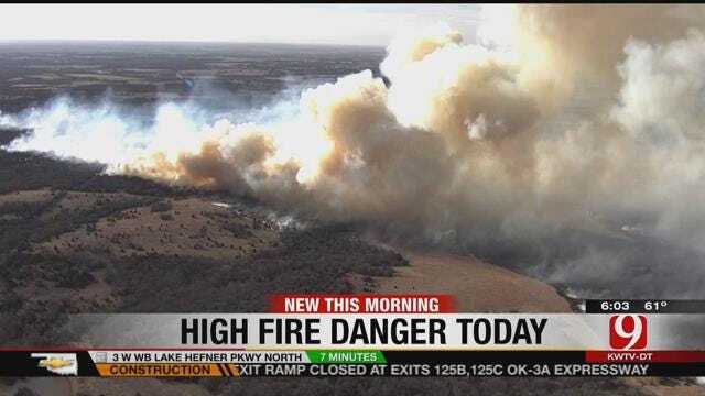 27 Oklahoma Counties At Risk For High Fire Danger Monday