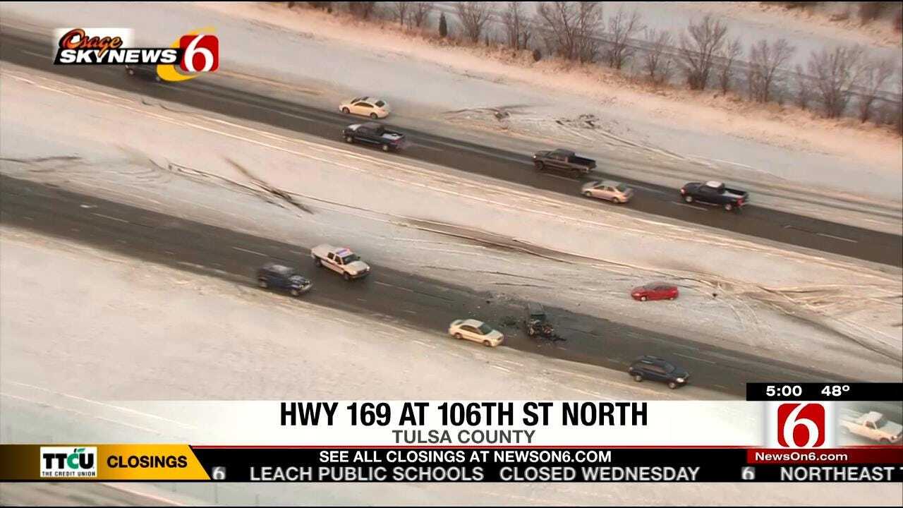 Black Ice Blamed For Several Early Morning Green Country Wrecks