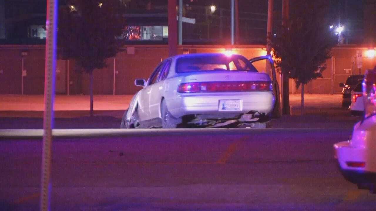 WEB EXTRA: Video From Scene At End Of Tulsa Police Chase
