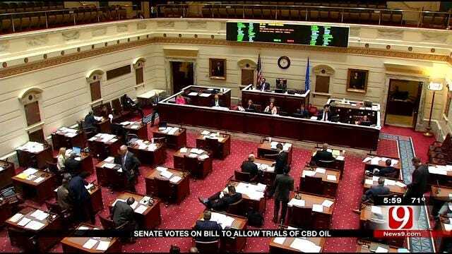 Senate Votes On 'Katie's Bill' To Allow Trials Of CBD Oil In Oklahoma