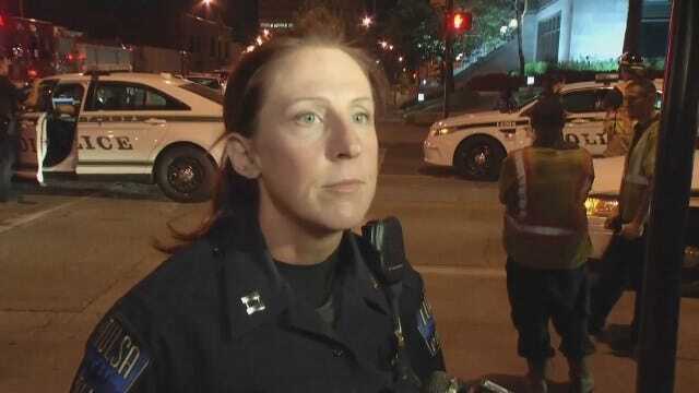 WEB EXTRA: Tulsa Police On Downtown Pursuit, Crash