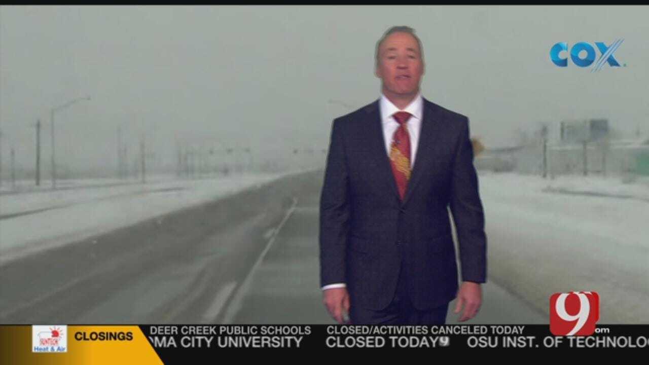 Oklahoma Winter Weather: David Payne Road Conditions Update (11:30 A.M.)