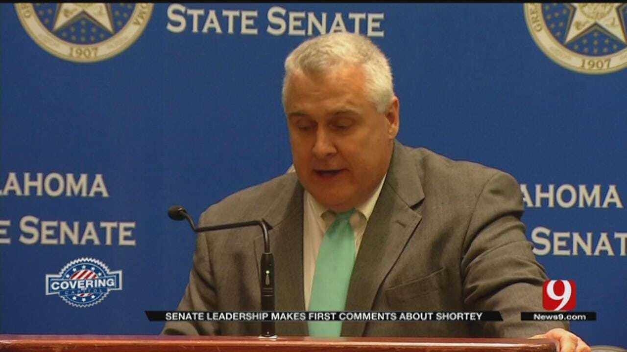 Senate Leadership Makes First Comments On Former Sen. Shortey