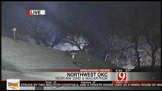 Two Houses CatchFire In Northwest OKC