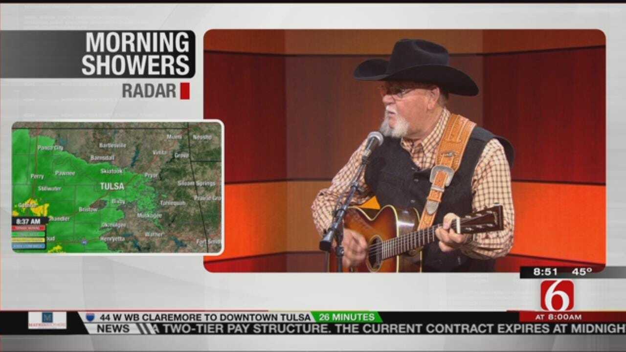 Cowboy Jim Garling Performs On 6 In The Morning