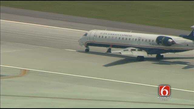 Osage SkyNews 6 HD: First Direct Flight From Charlotte To Tulsa Lands At Tulsa International Airport