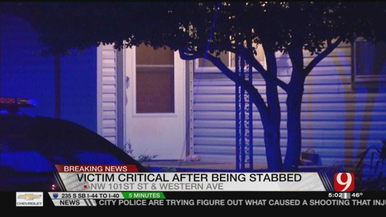 Stabbing In NW OKC Leaves One In Critical Condition