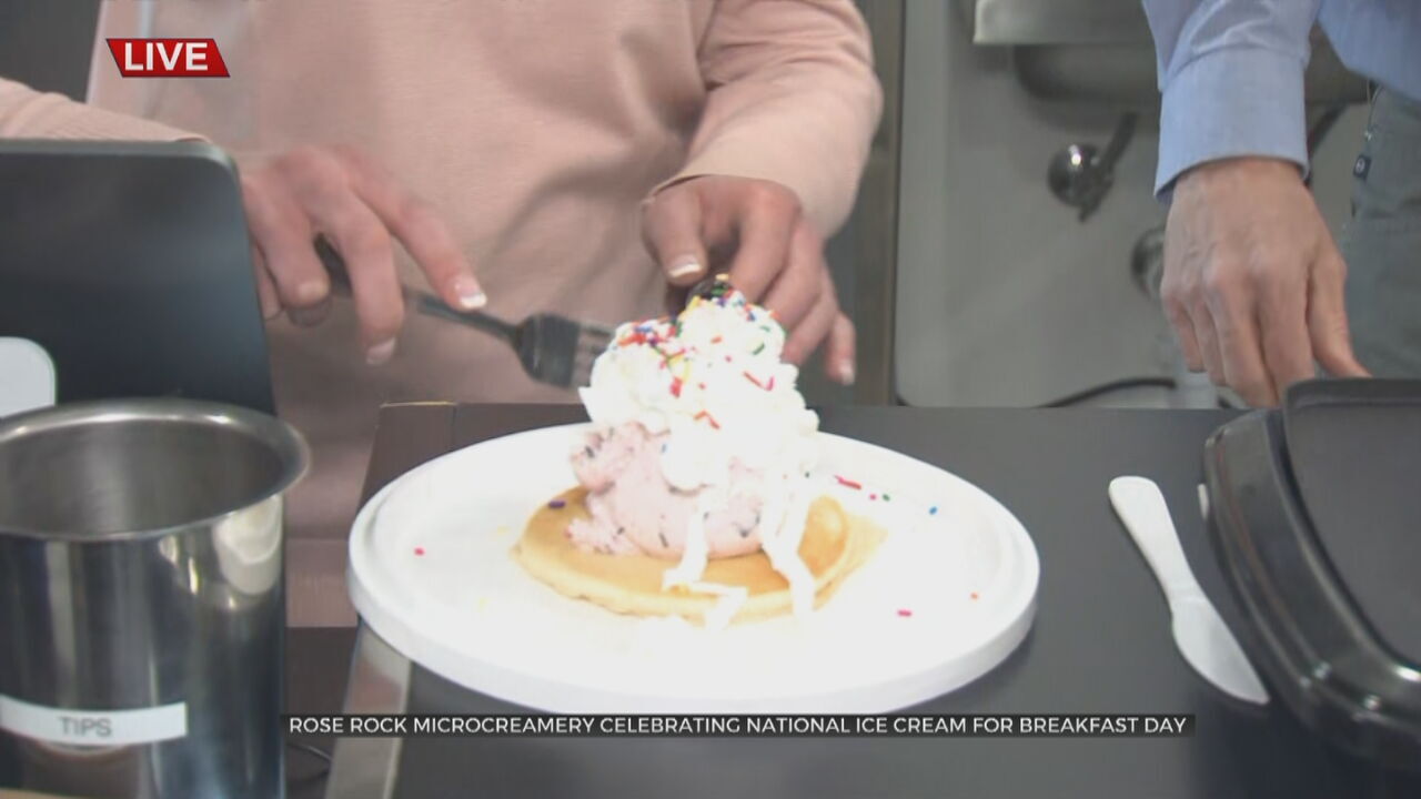 Rose Rock Micro-creamery In Broken Arrow Prepares To Celebrate 'National Ice Cream For Breakfast Day'
