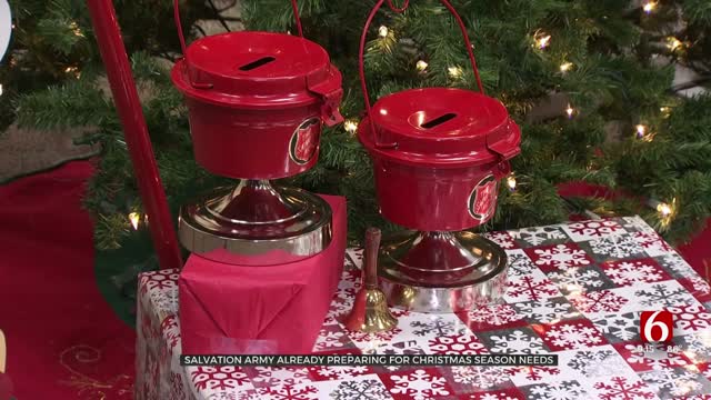 Salvation Army Starts Preparing For Christmas 6 Months Out