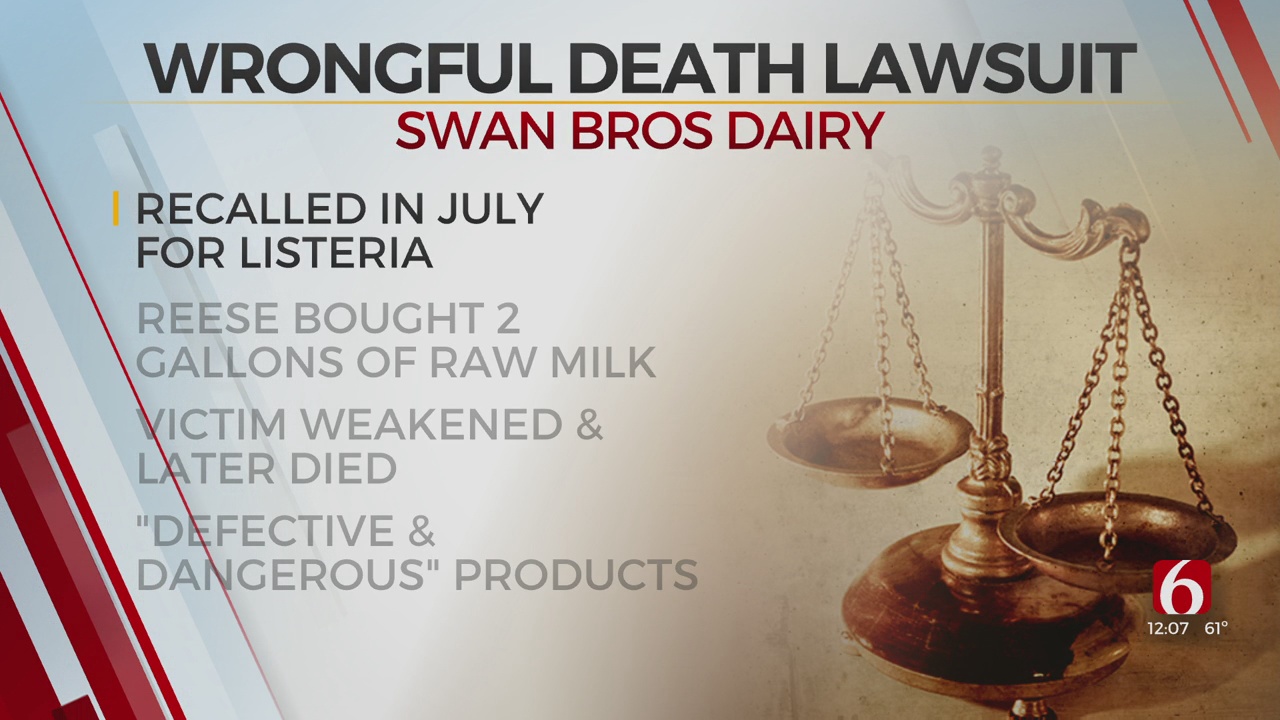 Missouri Man Sues Swan Bros. In Claremore After Wife Dies Of Listeria Poisoning 