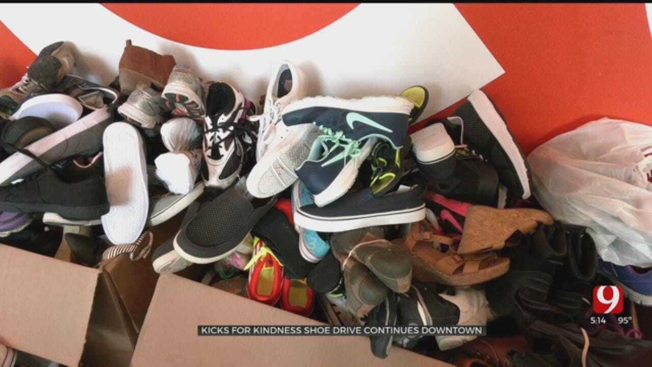 Donations Pouring In As OKC Ad Agency Kicks Off Shoe Drive For City's Homeless