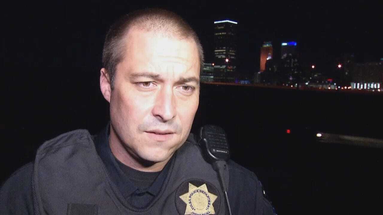 WEB EXTRA: Tulsa Police Cpl. Brandon Davis Talks About Crash