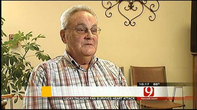 Taloga Man Who Nearly Died Of Heart Attack During Thunder Game Speaks Out