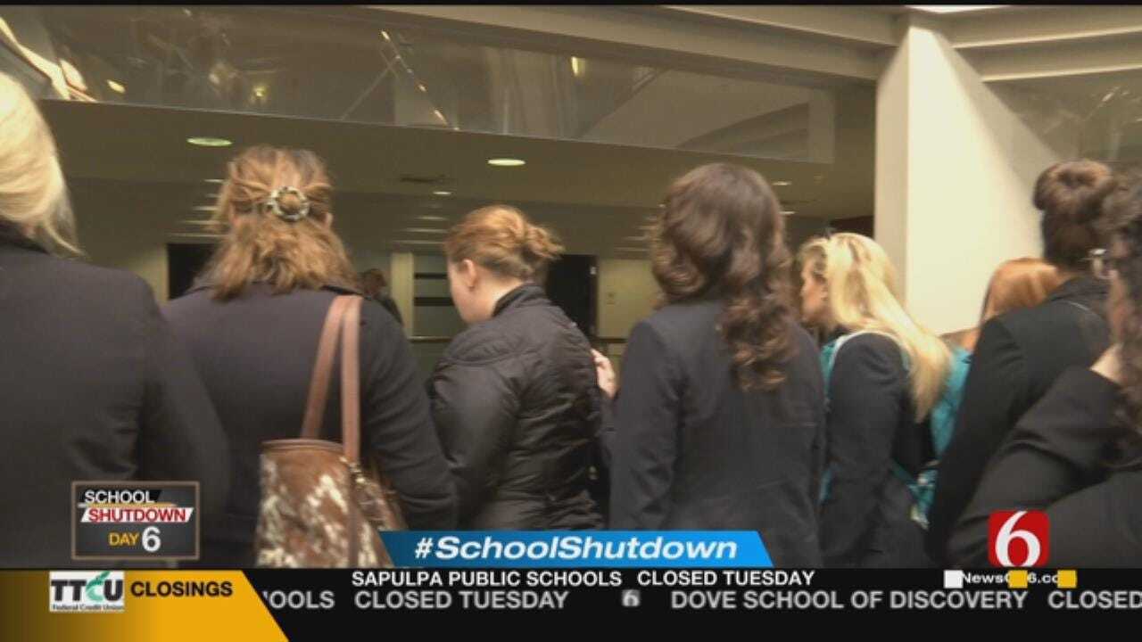 'Girl Attorneys' Provide Muscle In Support Of OK Teacher Walkout